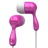 JLab Jbuds J-PNK-FOIL Hi-Fi Noise-Reducing Ear Buds, Gauranteed for Life - Pink
