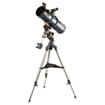 "Celestron AstroMaster 130EQ MD, The Celestron 31051 is a dual-purpose telescope appropriate for both terrestrial and celestial viewing