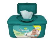 Pampers Natural Clean Wipes Tub Color: Green Form: Tub