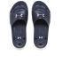 The Under Armour Men's M Locker II SL Sandals in midnight navy are made from one-piece, performance molded EVA which provides lightweight durability. Boasting a regular, athletic cut, the sandals have a unique strap, footbed and outsole which are designed to transport water away from the foot. - L.M.  Features:    Under Armour Men's M Locker II SL Sandals  Made from one-piece, performance molded EVA  Lightweight and durable  Strap, footbed and outsole are designed to transport water away from the foot  Slim, athletic cut