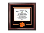 Clemson University Spirit Diploma Frame