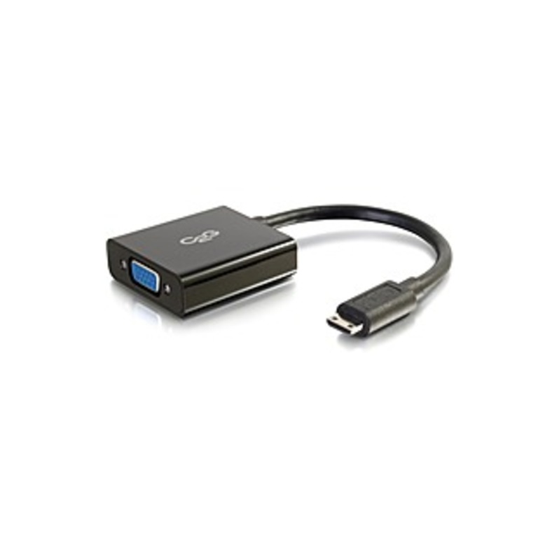 This adapter converter dongle is an ideal solution for connecting the video output of a HDMI Mini-enabled Chromebook or laptop to a VGA display