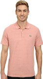 Lacoste Men's L!Ve Jaspe Jersey Slim Fit Fancy Polo Blushing Peach Pink Polo Shirt 6