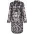 Women's 'Hollow' Kaftan Dress from Religion, a brand recognised for its innovative and creative designs. The collarless kaftan is crafted from a semi-sheer material with an all-over ink pattern and has a classic, long design. Features a half buttoned placket, long sleeves and front pouch pockets. Complete with split side seams and a dipped, curved hem for a longer rear length. Cuts a loose fit. E.N.  100% Polyester