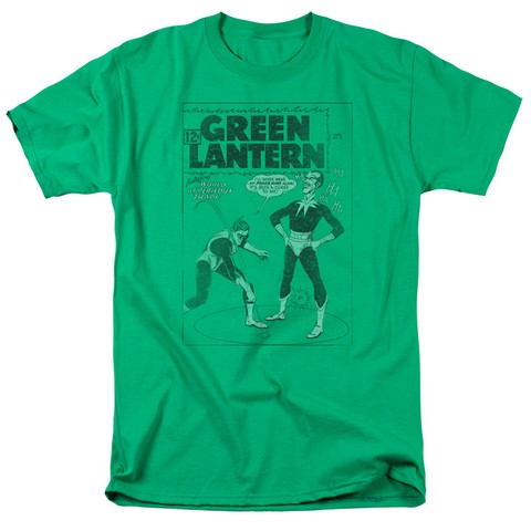 Features Material - 100% Preshrunk Cotton Seamless 1 x rib collar with two-needle cover stitching on front neck Shoulder-to-shoulder taping Two-needle hemmed sleeves and bottom Gender - Adult 18-1 Type - Tee Sleeve Type - Short Sleeve Collection - Green Lantern Imprint - Green Lantern-Perilous Traps Color - Kelly Green Size - 3X Item weight - 0.8 lbs.