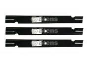 Stens 340-130 3PK Notched Hi-Lift Blade/Scag Gravely Ferris 72"Lawn Mower Decks
