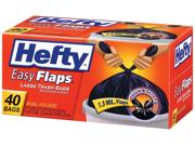 Easy Flaps Trash Bags 30gal Black 40/Box Type: Bags