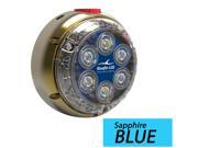 Bluefin Led Dl12 Underwater Dock Light - Surface Mount - 24v - Sapphire Blue