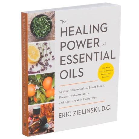 CLOSEOUTS .  The Healing Power of Essential Oils  book offers more than 150 effective recipes and remedies to help soothe inflammation, boost mood and prevent autoimmunity. Available Colors: MULTI.