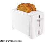 Proctor Silex 22611 White 2 Slice Toaster Features: Toast boost lifts slices higher  Auto shutoff  Shade selector  Slide-out crumb tray Number of Slices: 2 Slices Height: 6.26" Width: 5.31" Depth: 10.12" Weight: 2.1lbs