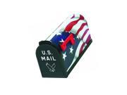 Flambeau 6530US Scenic Decor Series Mailbox American Flag USA