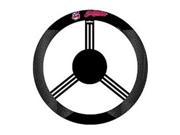 Poly-suede material for comfortable grip. Slips on easily. Printed with your favorite team's logo: Clevelands Indians. Dimensions: 14 L x 14 W x 2 H. Satisfaction Ensured.