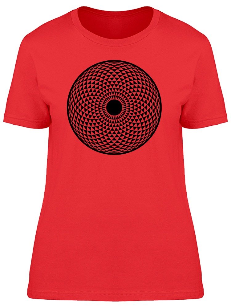 Torus Yantra Sacred Geometry. Women's Red T-Shirt