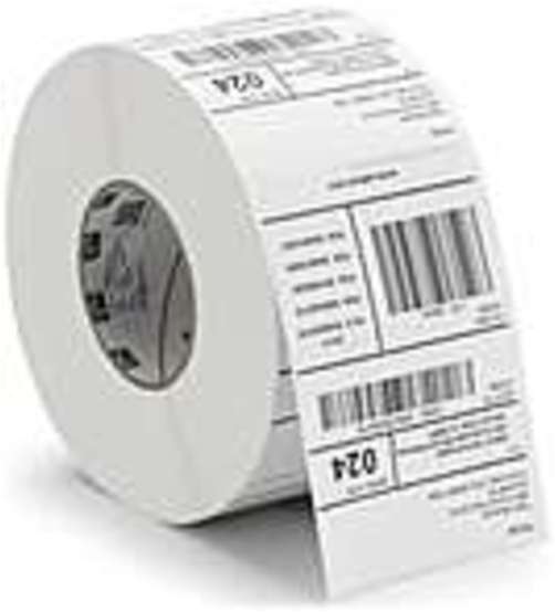 Premium white gloss thermal transfer polyester label with a high-performance permanent acrylic adhesive