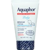 Aquaphor Baby Advanced Therapy Healing Ointment Skin Protectant 3 Ounce Tube (Pack of 3)