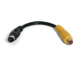 StarTech SVID2COMP 6-Inch S-Video to Composite Video Adapter Cable