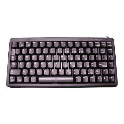 CHERRY Compact-Keyboard G84-4100 - Keyboard - PS/2  USB - US - black