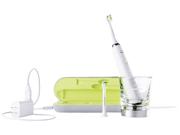 Philips Sonicare HX9332/05 DiamondClean Rechargeable sonic toothbrush with Charging glass Type: Electric Toothbrush Timer: Yes Speed: Up to 31,000 brush strokes per minute Power Source: Battery Rechargeable: Yes Battery Level Indicator: Yes Includes Accessories: Brush heads: 2 DiamondClean Features: This Philips Sonicare electic toothbrush provides optimal cleaning between teeth and along the gumline for improved gum health in just two weeks