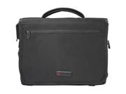 ECBC Black Zeus Messenger Model K7203-10 Case Type: Messenger Material: Kodra Fit Most Screen Size: 15" Dimensions: 18" x 14" x 3.25" Weight: 2.2 lbs.