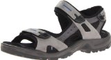ECCO Men's Yucatan Sandal,Wild Dove/Titanium/Black,42 EU/8-8.5 M US