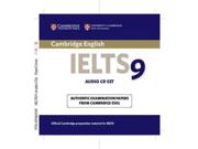 Cambridge English IELTS 9: Authentic Examination Papers from Cambridge Esol Publisher: Cambridge Univ Pr Publish Date: 7/31/2013 Language: ENGLISH Weight: 1 ISBN-13: 9781107665347 Dewey: 428
