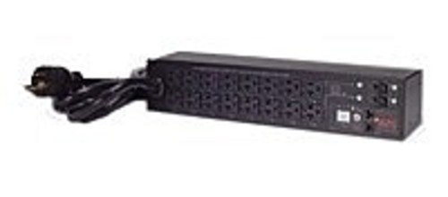Switched Rack 3.6kVA PDU with single input power source is a power distribution that remotely controls power to individual outlets and monitors the aggregate power consumption