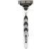 Achieve a clean, comfortable shave with the Gillette Mach3 Razor. Designed with an ergonomic handle for superior control and precision, the lightweight razor features an Advanced Anti-Friction Blade that glides effortlessly over skin with minimised resistance. Its Flexible Comfort Guard with five Microfins follows facial contours for a close, smooth shave, whilst its Lubrication Strip fades to white when it is time to replace the blade.  For best shaving performance, use Mach3 blades with this razor handle.