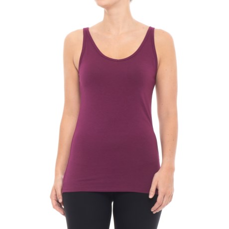 CLOSEOUTS . Get two looks for the price of one with Soybuand#39;s Lola tank top -- a featherlight concoction with a scoop neckline on one side and V-neck on the other. Made from cotton-modal rayon jersey for a comfortable, soft-on-skin feel. Available Colors: ADMIRAL, YUKON, SILVER PLUM, SYRAH, WATERFALL, HYDRANGEA, HYPE, RAY, GLO, WAKE, ULTRA, PRISMA, LUNA, LAVISH. Sizes: XS, S, M, L, XL, 2XL.