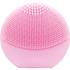 Treat and transform skin with the FOREO LUNA? play, an ultra-portable facial-cleansing device designed to provide a professional standard of skincare with its invigorating one-minute ritual. Perfect for all skin types, the facial brush inspires healthier-looking skin; helping to clear and clarify for a more luminous complexion. The perfect introductory product for FOREO beginners, the travel-sized device is the smallest in the range (the same size as a cotton pad!) and and offers up to 100 uses*.  Combining T-Sonic? Pulsation Technology from the LUNA? mini 2 with FOREO'S signature, non-porous silicone touch-points, the device gently yet effectively cleanses and exfoliates with a single intensity, dual-zone range; its thicker touch points at the top perform an intense clean to help unclog pores and lift away dirt, oil and dead skin, whilst softer, thinner points at the bottom gently cleanse sensitive or normal skin, and larger areas such as the cheeks. Flexible and easy to use, the silicone 'bristles' are ultra-hygienic and resist bacteria build-up to keep skin fresh and clean.  Easy to operate and super-portable, the device combines the high-tech power of the LUNA? range with the ease of a single intensity. Experience simple cleansing without the need to recharge. Skin appears bright, refined and more even in tone.  100% waterproof, the device is safe for use in the bath or shower.  T-Sonic? pulsation technology (8,000 T-Sonic? pulsations per minute) will remove 99.5% of dirt and oil (based on clinical trials) plus makeup residue.  Product Features: Non-rechargeable battery: up to 100 uses. 1 pulsation intensity. Ultra-hygienic. Fully waterproof. Suitable for all skin types. Travel-friendly size ? same size as a cotton pad.  *Approximately 1-2 months when the device is used twice a day.