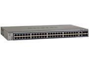 NETGEAR ProSAFE 50-Port Gigabit Managed Switch Layer 2  With Static L3 Routing (GSM7248) Format: Rackmount Standards: IEEE 802.3,IEEE 802.3u,IEEE 802.3ab,IEEE 802.3x\x0D\x0AIEEE 802.1Q Static VLAN (Up to 512)\x0D\x0AIEEE 802.1p Class of Service (CoS)\x0D\x0AIEEE 802.3ad Link Aggregation Control Protocol (LACP)\x0D\x0AIEEE 802.1D Spanning Tree Protocol\x0D\x0AIEEE 802.1w Rapid Spanning Tree\x0D\x0AIEEE 802.1s Multiple Spanning Tree\x0D\x0AIEEE 802.1x Port Access Authentication Uplink Ports: 4 Uplink Interface: SFP Primary Ports: 48 x RJ45, 4 x SFP, 1 x RS-232 Primary Port Speed: 10/100/1000Mbps MAC Address Table: 16K Switching Method: Store and Forward