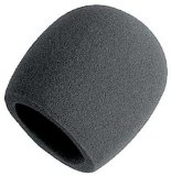On Stage Foam Ball-Type Mic Windscreen, Black