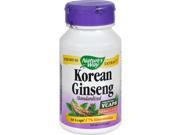 Asian Ginseng - Nature's Way - 50 - Softgel Type: Supplements, Vitamins & Minerals Active Ingredients: Serving Size: 1 VCap  Amount Serving / % DV  Korean Ginseng extract (root), 7% ginsenosides550 mg / *  Other Ingredients: Plant-derived capsule, Magnesium stearate