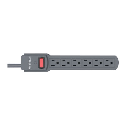 Kensington Guardian - Surge protector - output connectors: 6 - North America - gray
