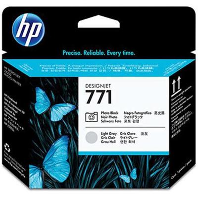 HP 771 - Light gray  photo black - printhead - for DesignJet Z6200  Z6600 Production Printer  Z6800 Photo Production