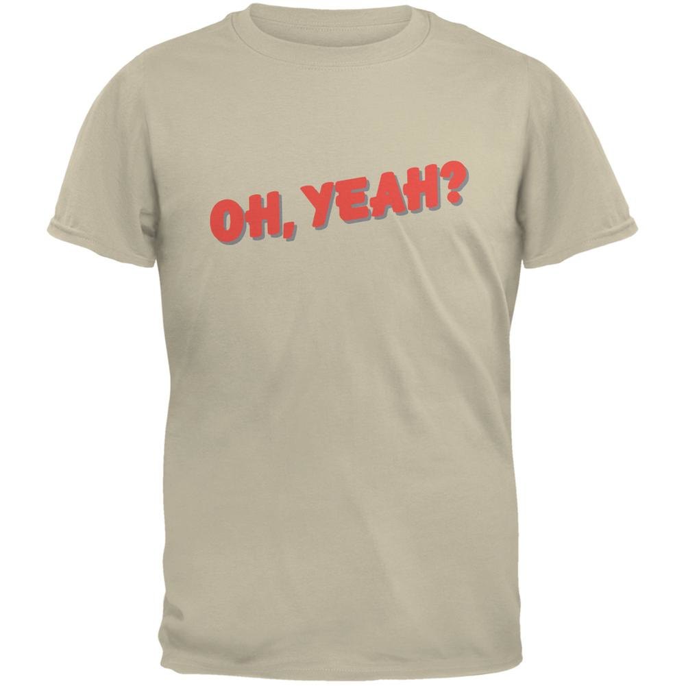This Old Glory design is printed on a high-quality 100% cotton, classic fitted, crew neck, short sleeve adult t-shirt. Featuring the text "Oh Yeah" inspired by Jeff Beck.