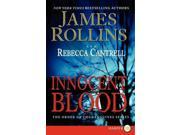 Innocent Blood Order of the Sanguines LGR Binding: Paperback Publisher: Harpercollins Publish Date: 2013/12/31 Synopsis: In this gripping follow-up to The Blood Gospel, archaeologist Erin Granger, with the help of the Saguines and an ancient artifact tied to Christ himself, unites with an ancient evil to stop the plans of a man known only as Iscariot who is determined to bring about the apocalypse