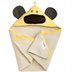 A friendly zoo animal makes bathtime more fun! This soft hooded towel is made from spa-grade natural terry on the inside, and backed by soft cotton jersey