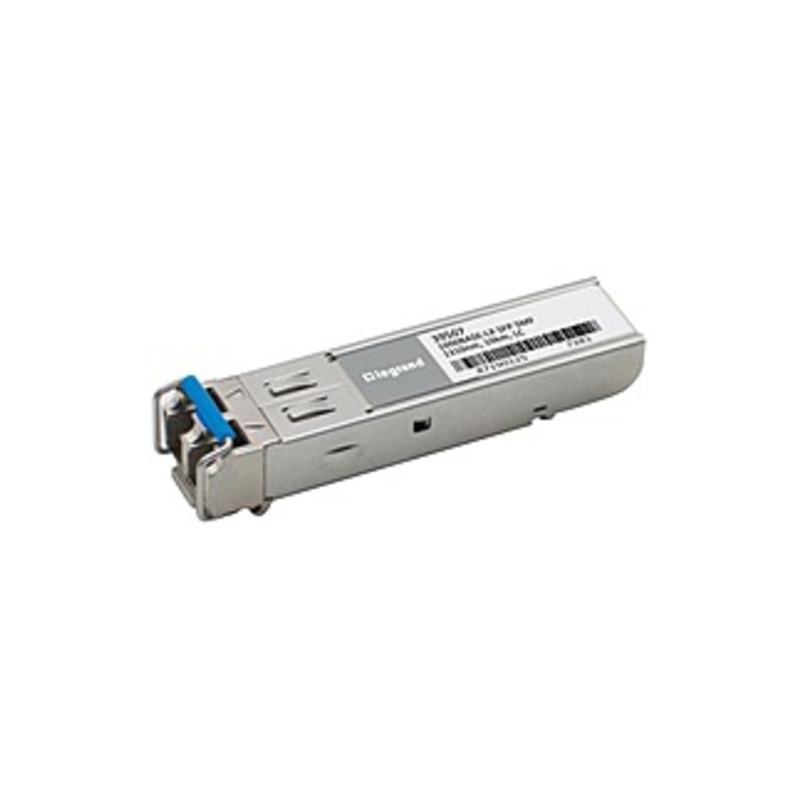 This SFP (mini-GBIC) transceiver module is designed for use with Cisco network equipment and is equivalent to Cisco part number GLC-LH-SM