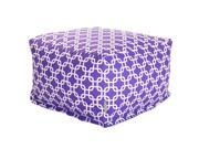 Purple Links Large Ottoman type: slipcovered overall dimensions: 27 Wiide X 27 Long X 17 High material: Fabric style: Contemporary assembly required: FALSE care: Spot clean slipcover and hang dry