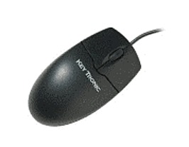 KeyTronic has made improvements to the shape of its optical mouse to make the product user friendly for both right and left handed people
