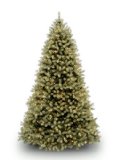 National Tree 7.5-Feet "Feel-Real" Downswept Douglas Fir Tree, Hinged, 750 Clear Lights (PEDD1-312-75)