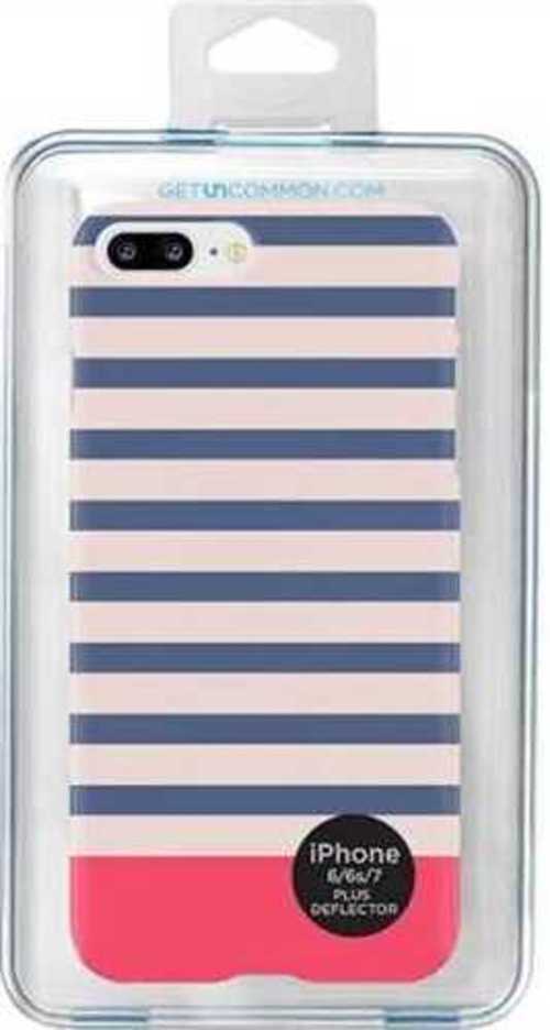 Uncommon USI67PWD-4283 Deflector Case for iPhone 6 Plus/7 Plus - Nautical Stripes