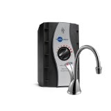InSinkErator HC-WaveSN-SS Involve Series Wave Hot and Cold Water Dispenser with Stainless Steel Tank, Satin Nickel