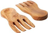 Berard 01091 French Olive-Wood Handcrafted Curved Salad Servers