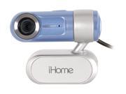 IHome IH-W311NN 0.3 M Effective Pixels USB 2.0 MyLife Notebook Webcam - Blue Image Sensor: CMOS Max
