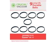 9 Dyson DC17 Geared Long Life Belts; Compare to Dyson DC-17 Part 911710-01 (91171001); Designed & Engineered by Crucial Vacuum Type: Vacuum Belt