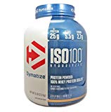 Dymatize ISO 100 Hydrolyzed Whey Protein Isolate, Gourmet Vanilla 5 Pound