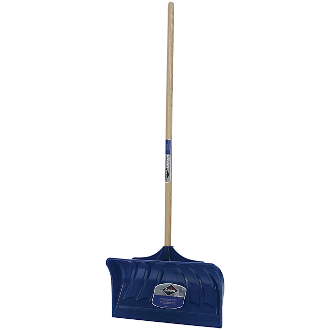 The Yukon line brings you top of the line winter tools for consumers and contractors alike. Designed for intense and continuous use. Tools that stand up to the heaviest snows and coldest winters. 1-3/8in ash handle for moisture resistance. Wide poly blade (11.75in x 24in) with improved knock-down system. 48in handle.