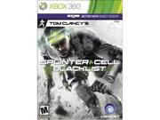 Splinter Cell: Blacklist Xbox 360 ESRB Rating: M - Mature Genre: Action Brand: Ubisoft Platform: Xbox 360