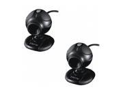 IHome IH-W305DB 0.3 M Effective Pixels USB 2.0 MyLife MyHome/YourHome Webcams - 2 x Black Image Sensor: CMOS Sensor Max